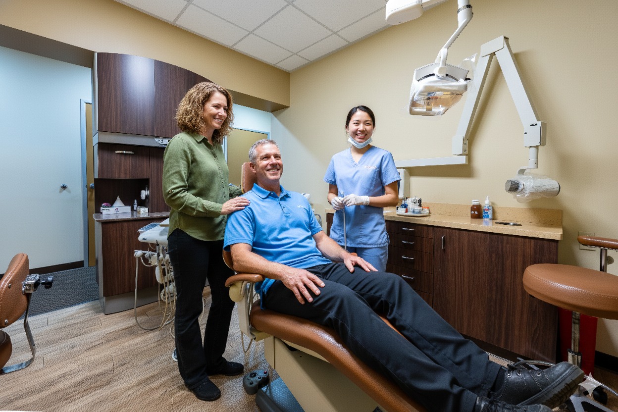 Dr. Hana Gabriel sharing a one-on-one conversation with a patient